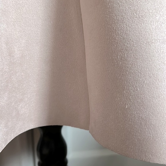 Bcbgmaxazria Adelene Bare Pink Micro Suede Shift Dress - Picture 10 of 15